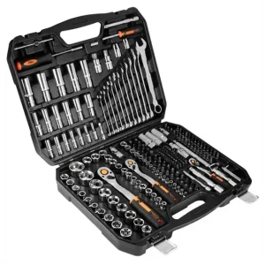 Zniżka Klucze nasadowe CRV 1/2",  3/8",  1/4",  zestaw 219 elementów Neo 10-076